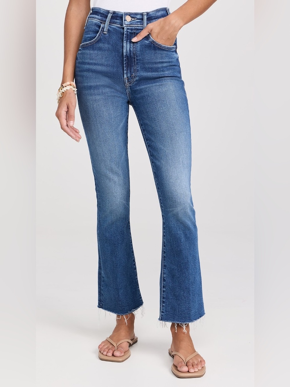 Mother The Hustler Ankle Fray Sz29